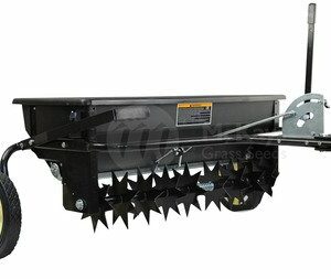 Tow Behind Combination Aerator Seed Spreader